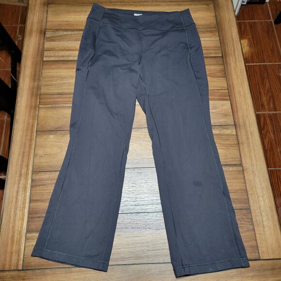 Duluth Trading Co Black Leggings w/ Single Leg Pocket - Size M X 29 - Picture 1 of 6